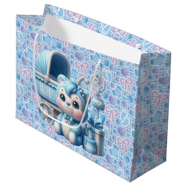 Bolsa De Regalo Grande Niño bebé  (Angulo Anverso)