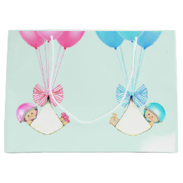 Bolsa De Regalo Grande Niño y Chica gemelos