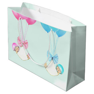 Bolsa De Regalo Grande Niño y Chica gemelos