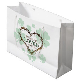 Bolsa De Regalo Grande NO ES SUERTE SOLO AMAR EL Día de San Patricio