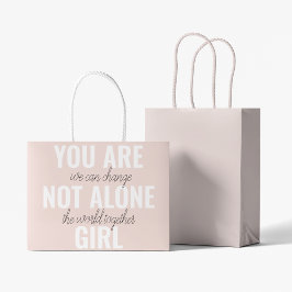 Bolsa De Regalo Grande No Estás Solo En Una Cita De Motivación Positiva C
