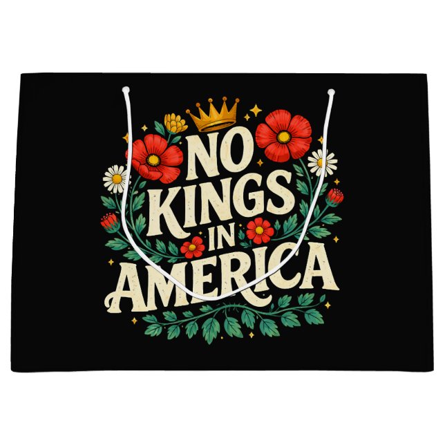 Bolsa De Regalo Grande No Kings América (Anverso)