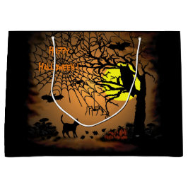 Bolsa De Regalo Grande Noche de Halloween, ¡Feliz Halloween!