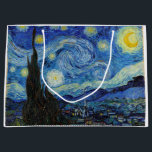 Bolsa De Regalo Grande Noche estrellada, Vincent van Gogh<br><div class="desc">Vincent Willem van Gogh (30 de marzo de 1853 a 29 de julio de 1890) fue un pintor holandés post-impresionista que figura entre las figuras más famosas e influyentes de la historia del arte occidental. En poco más de una década, creó unas 2.100 obras de arte, entre ellas unas 860...</div>