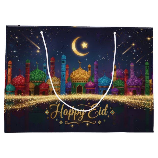 Bolsa De Regalo Grande Noches estrelladas Eid (Reverso)