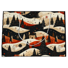 Bolsa De Regalo Grande Noir Noël - Casa