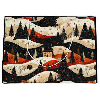 Bolsa De Regalo Grande Noir Noël - Casa