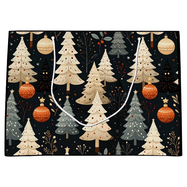 Bolsa De Regalo Grande Noir Noël tree (Anverso)