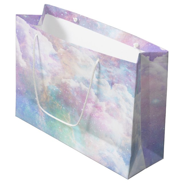 Bolsa De Regalo Grande Nubes y estrellas de ensueño (Angulo Anverso)