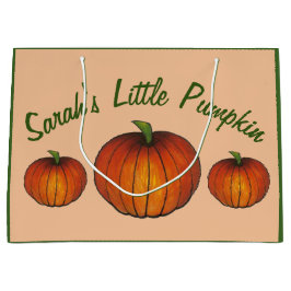 Bolsa De Regalo Grande Nueva llegada de la calabaza Baby Shower otoño oto