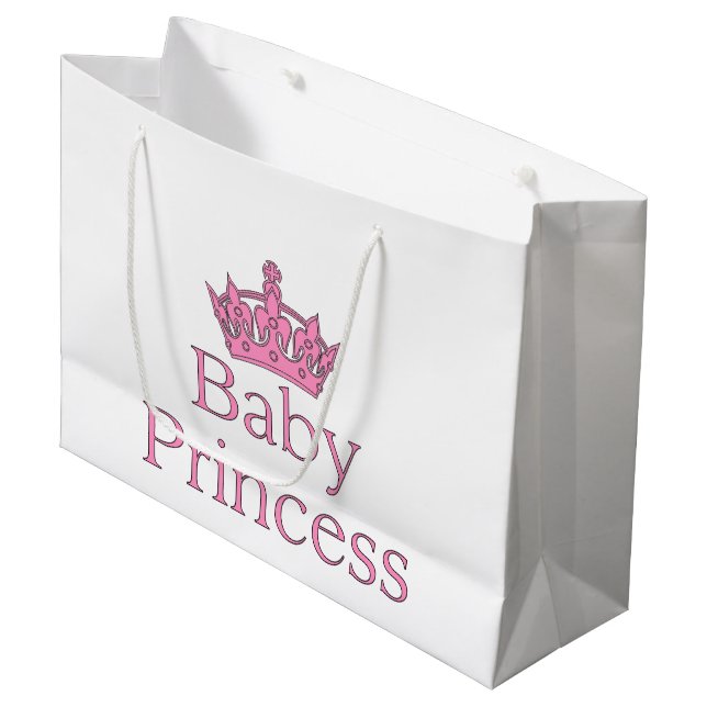Bolsa De Regalo Grande Nueva Princesa - un bebé real! (Angulo Anverso)