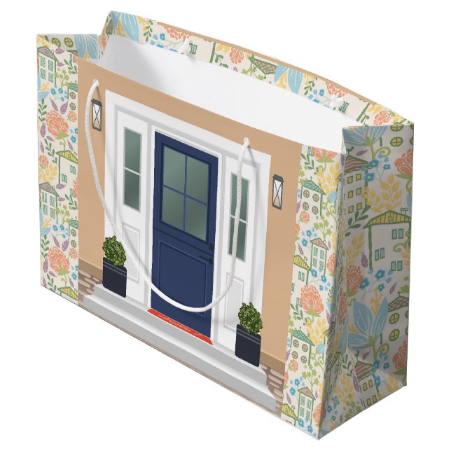 Bolsa De Regalo Grande Nuevo hogar (Angulo reverso)