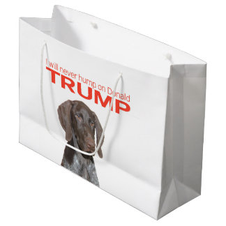 Bolsa De Regalo Grande ¡Nunca voy a zumbar sobre Donald Trump!