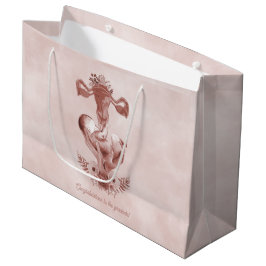 Bolsa De Regalo Grande Ob/Gyn Partera Parto Floral Nacimiento Cervix Ovar