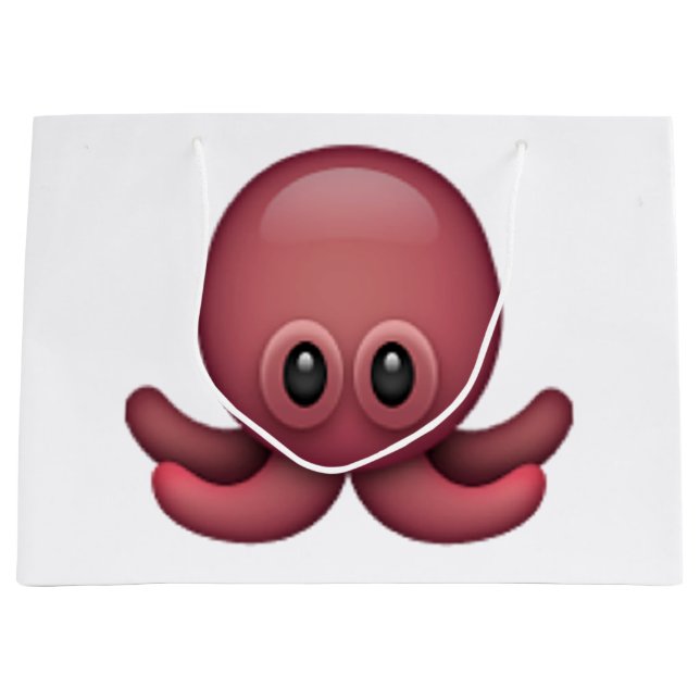 Bolsa De Regalo Grande Octopus - Emoji (Anverso)