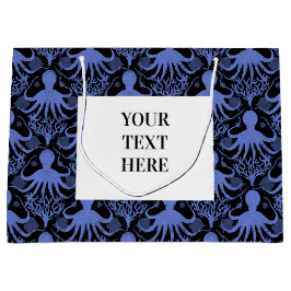 Bolsa De Regalo Grande Octopus (fondo oscuro)