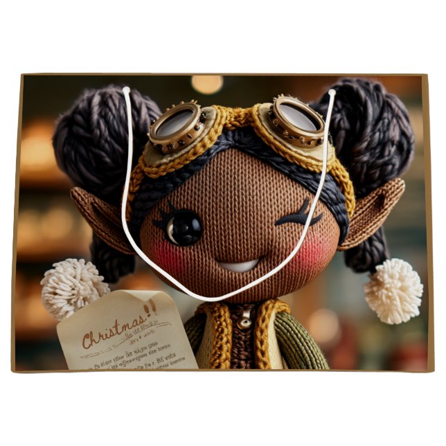 Bolsa De Regalo Grande  Official Elf Report  (Anverso)