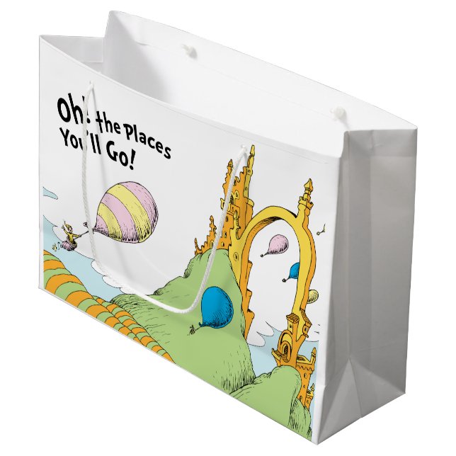 Bolsa De Regalo Grande ¡Oh, los lugares que irás! (Angulo Anverso)