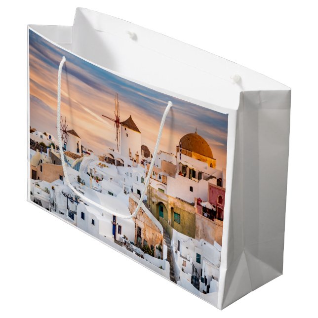 Bolsa De Regalo Grande Oia Santorini (Angulo Anverso)