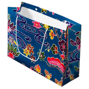 Bolsa De Regalo Grande Ojo japonés okinawense (Bingata)