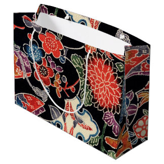 Bolsa De Regalo Grande Ojo japonés okinawense (Bingata)