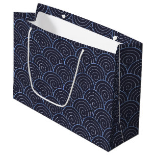 Bolsa De Regalo Grande Ola japonesa Seigaiha