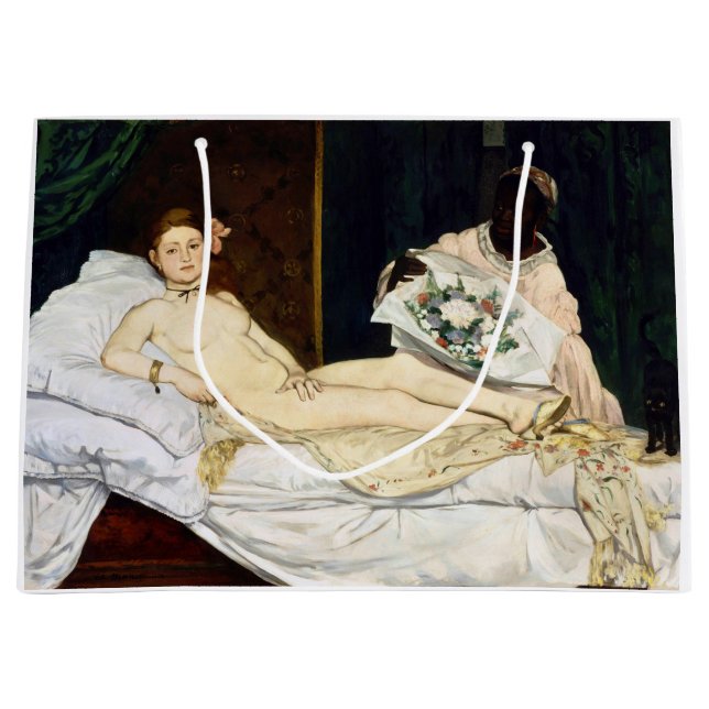 Bolsa De Regalo Grande Olimpia, Edouard Manet, 1863 (Anverso)