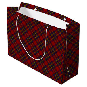 Bolsa De Regalo Grande Oliver tartan amarillo rojo platillo