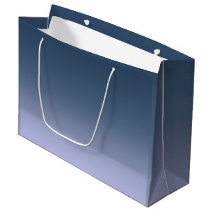 Bolsa De Regalo Grande Ombre rosa azul.
