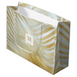 Bolsa De Regalo Grande Opulento Opulento de moda y blanco con múltiples p