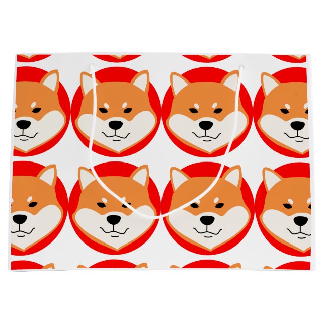 Bolsa de regalo grande original Shiba Inu (Anverso)