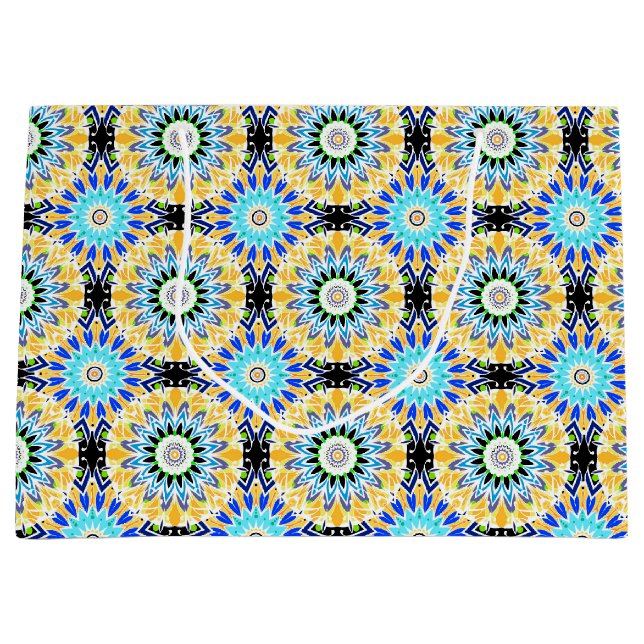 Bolsa De Regalo Grande Ornamento étnico (Anverso)