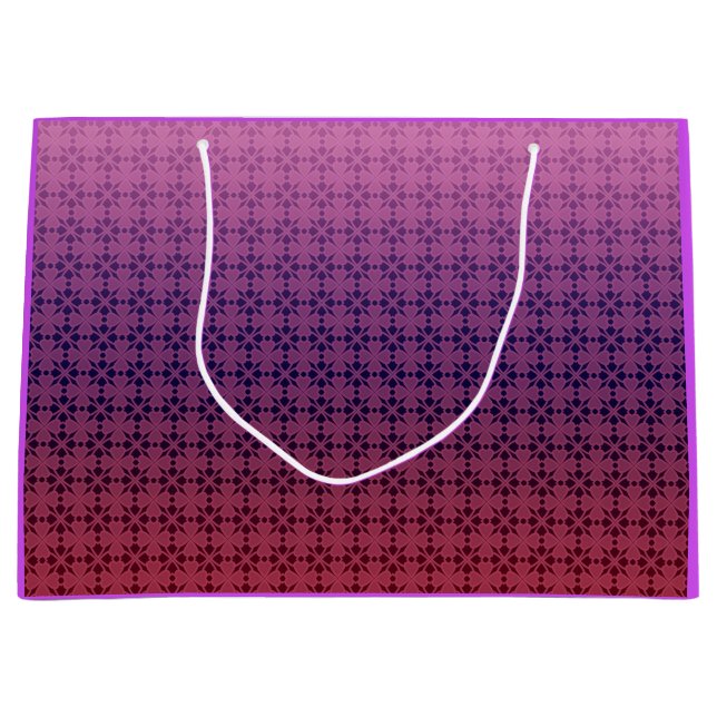 Bolsa De Regalo Grande Ornamento floral (Anverso)