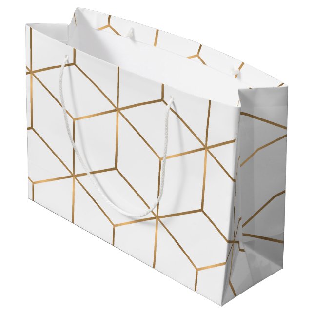 Bolsa De Regalo Grande Ornamentos de lujo 3 (Angulo reverso)