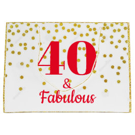 Bolsa de regalo grande - Oro hito