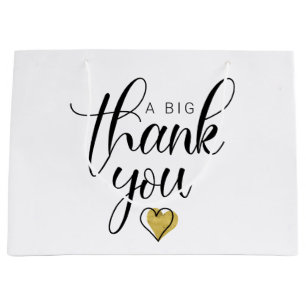 Bolsa De Regalo Grande Oro Muchas Gracias Clipart Muchas Gracias
