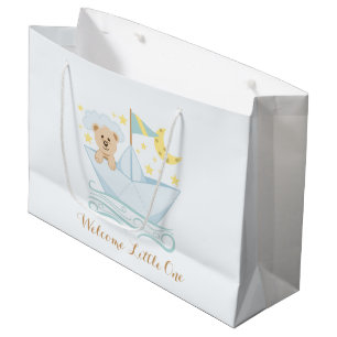 Bolsa De Regalo Grande Oso de barca de papel dulce