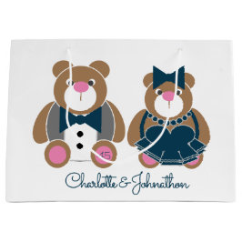 Bolsa De Regalo Grande Oso de peluche 45º aniversario del boda de zafiro