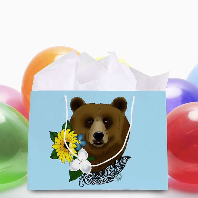 Bolsa De Regalo Grande Oso Pardo (Subido por el creador)
