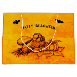 Bolsa De Regalo Grande Otoño, ¡Feliz Halloween!