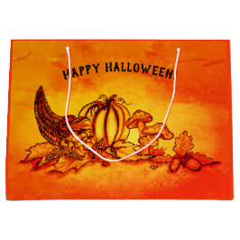 Bolsa De Regalo Grande Otoño, ¡Feliz Halloween!