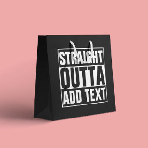 Bolsa De Regalo Grande OUTTA DIRECTA - agrega tu texto aquí/crea el propi