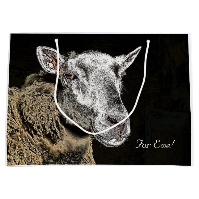 BOLSA DE REGALO GRANDE OVEJAS (Anverso)