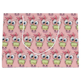 Bolsa De Regalo Grande Owl Large Gift Bag