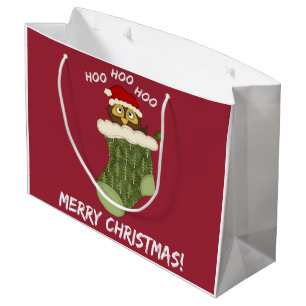 Bolsa De Regalo Grande OwlHooHooChristmas