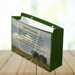 Bolsa De Regalo Grande Paisaje agrícola irlandés de Bendición