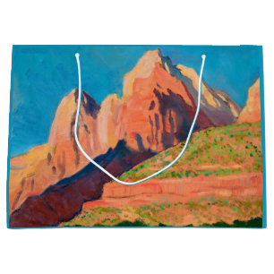 Bolsa De Regalo Grande Paisaje, Parque Nacional de Zion, por Maynard Dixo