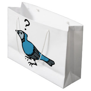 Bolsa De Regalo Grande Pájaro confuso