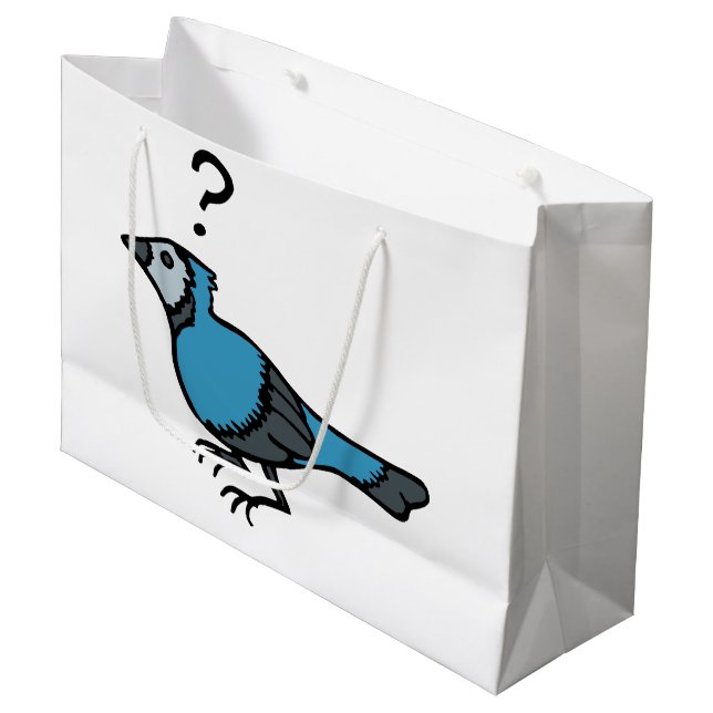 Bolsa De Regalo Grande Pájaro confuso (Angulo Anverso)