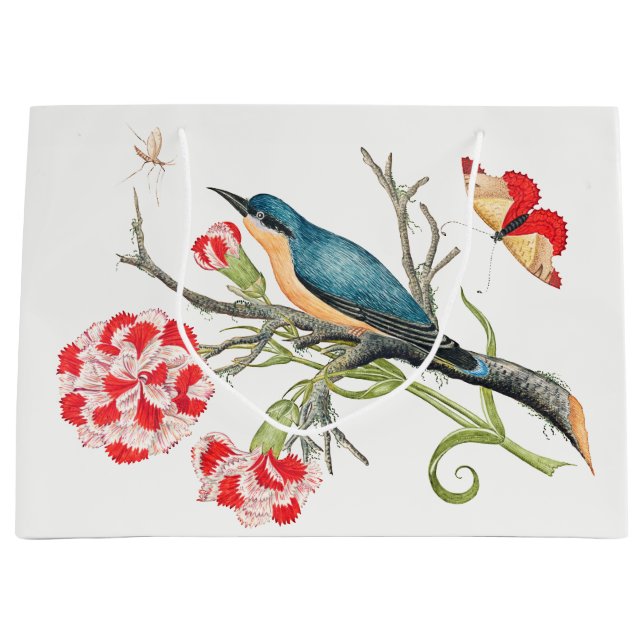 Bolsa De Regalo Grande Pájaro en una rama de árbol (Anverso)
